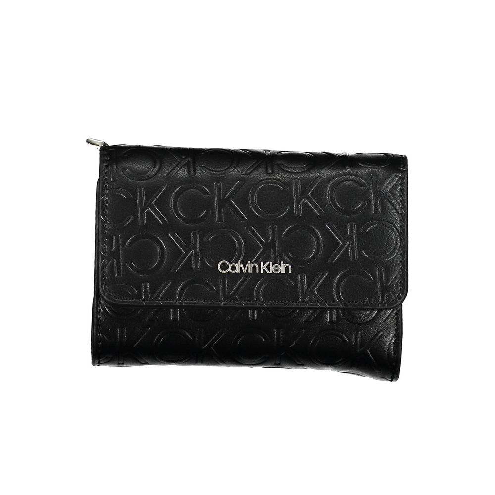 Black Polyethylene Women Wallet