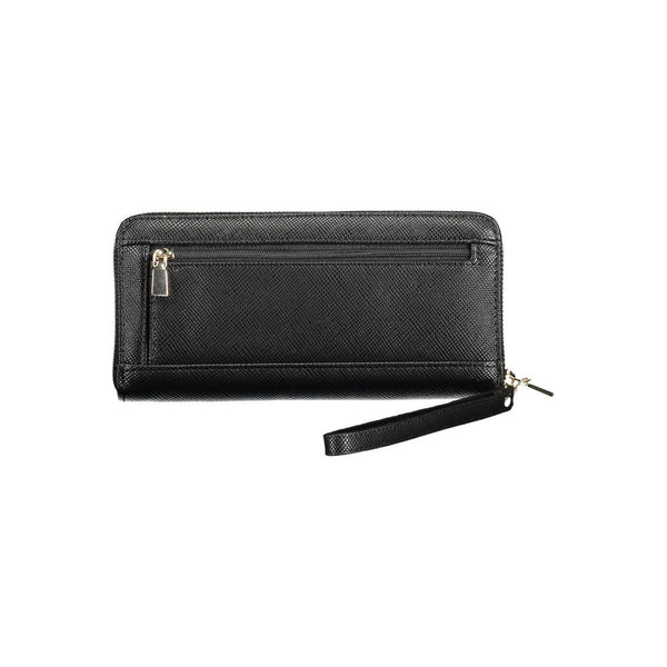 Black Polyethylene Women Wallet