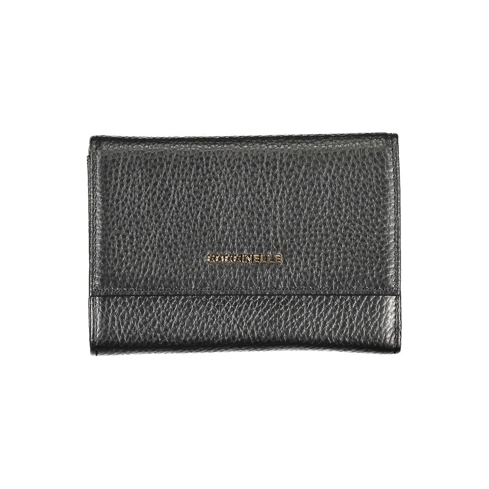 Black Leather Women Wallet