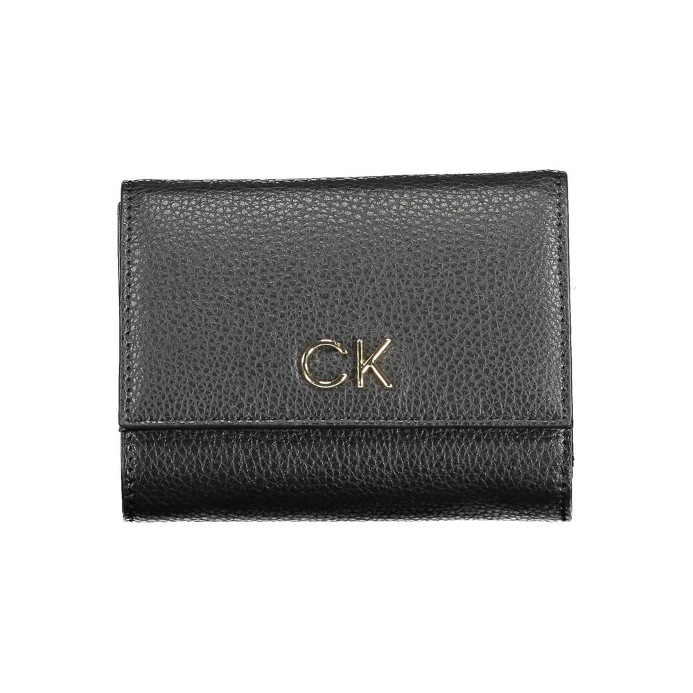 Black Polyethylene Women Wallet