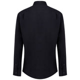 Dolce & Gabbana Navy Blue Cotton Dress Shirt