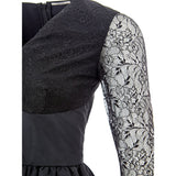 Lardini Black Polyester Cocktail Dress