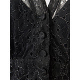 Lardini Black Nylon Casual Dress