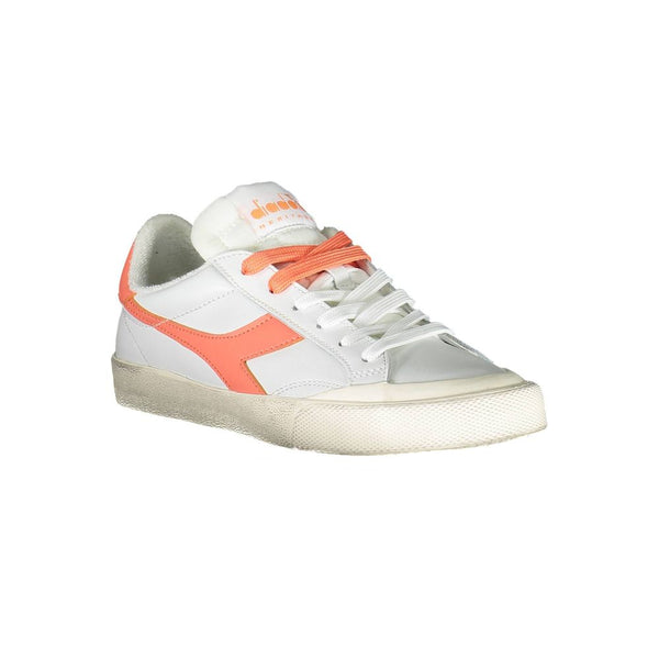 Sneaker donna in pelle bianca