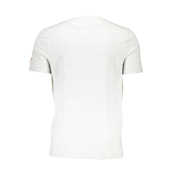 Gray Cotton Men T-Shirt