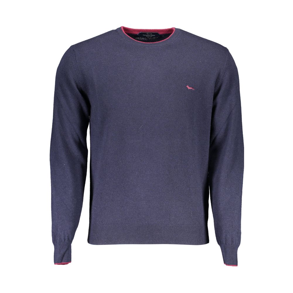 Maglione da uomo in lana blu