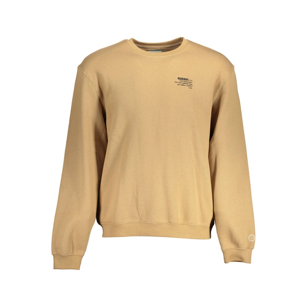 Maglione da uomo in cotone beige