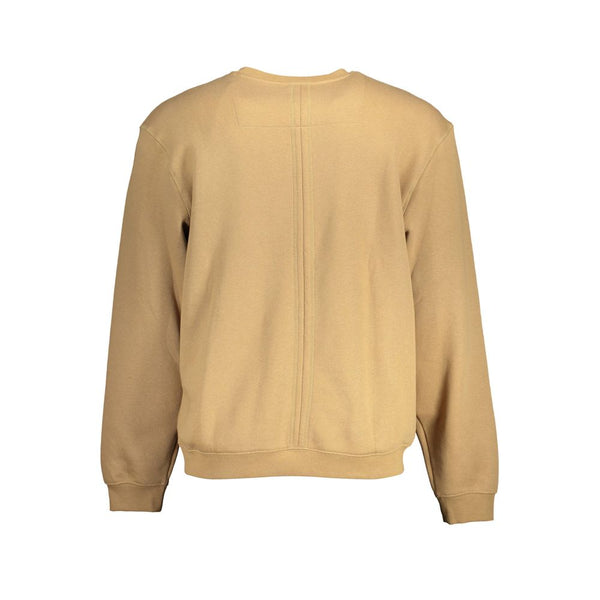 Maglione da uomo in cotone beige