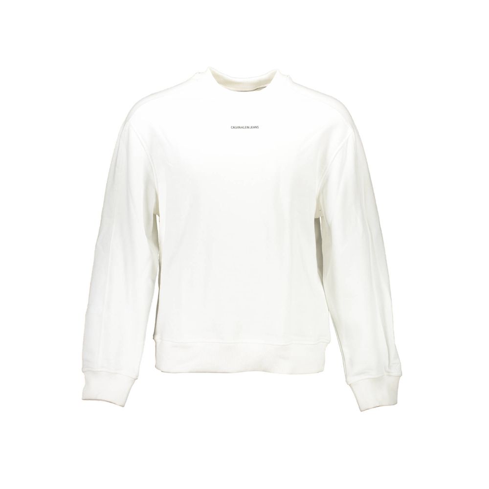 Maglione da uomo in cotone bianco