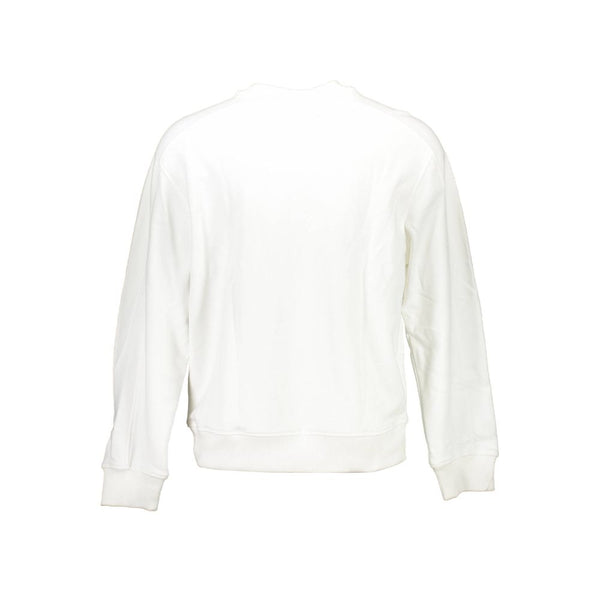 Maglione da uomo in cotone bianco