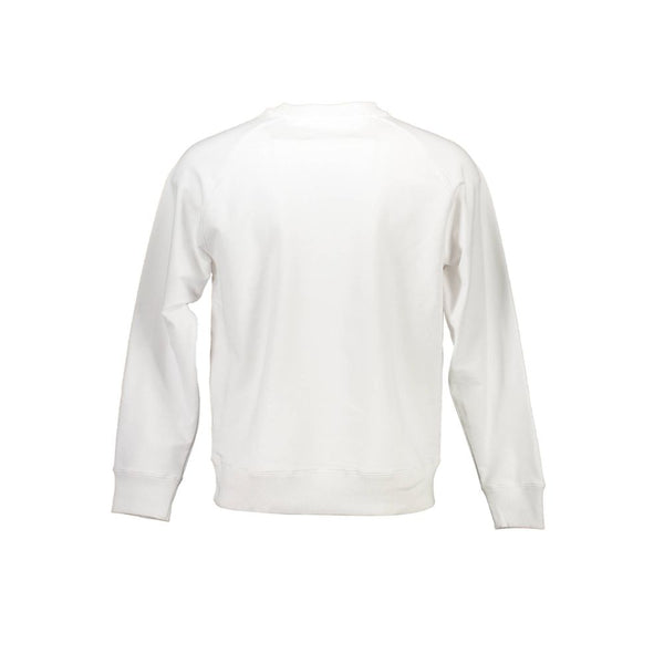 Maglione da uomo in cotone bianco