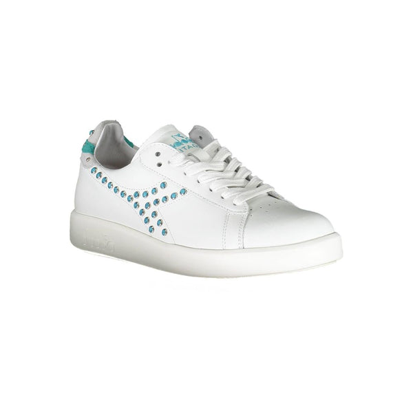 Sneaker donna in pelle bianca