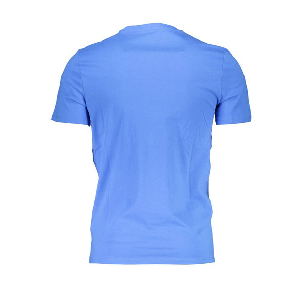 Maglietta da uomo in cotone blu