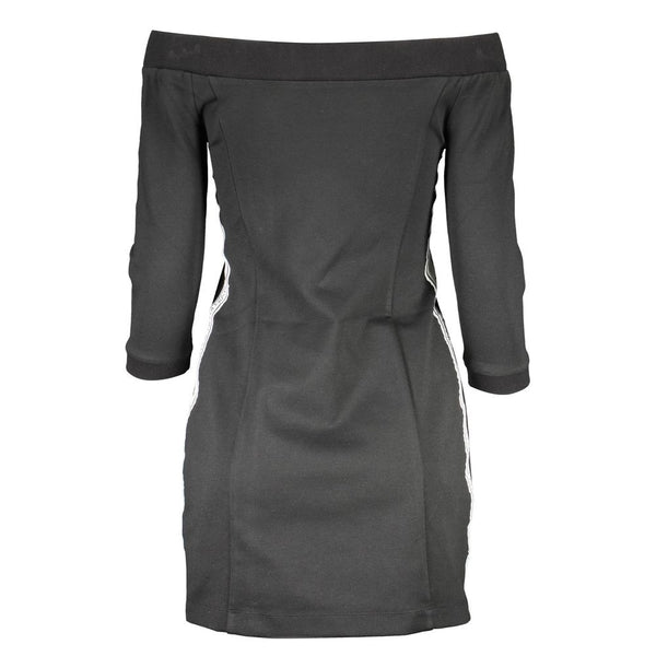 Black Polyester Women Dress