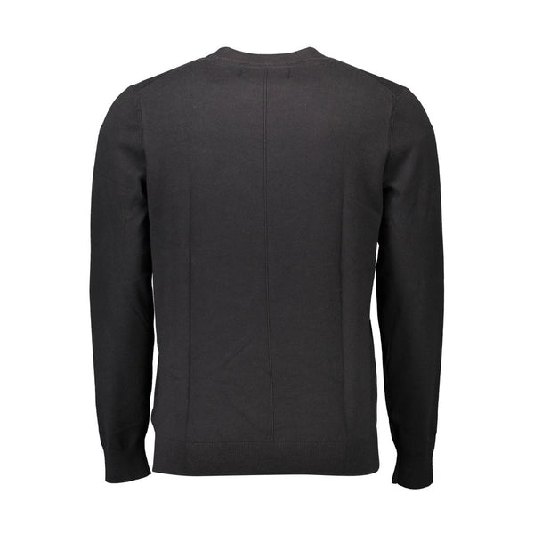 Maglione da uomo in cotone nero