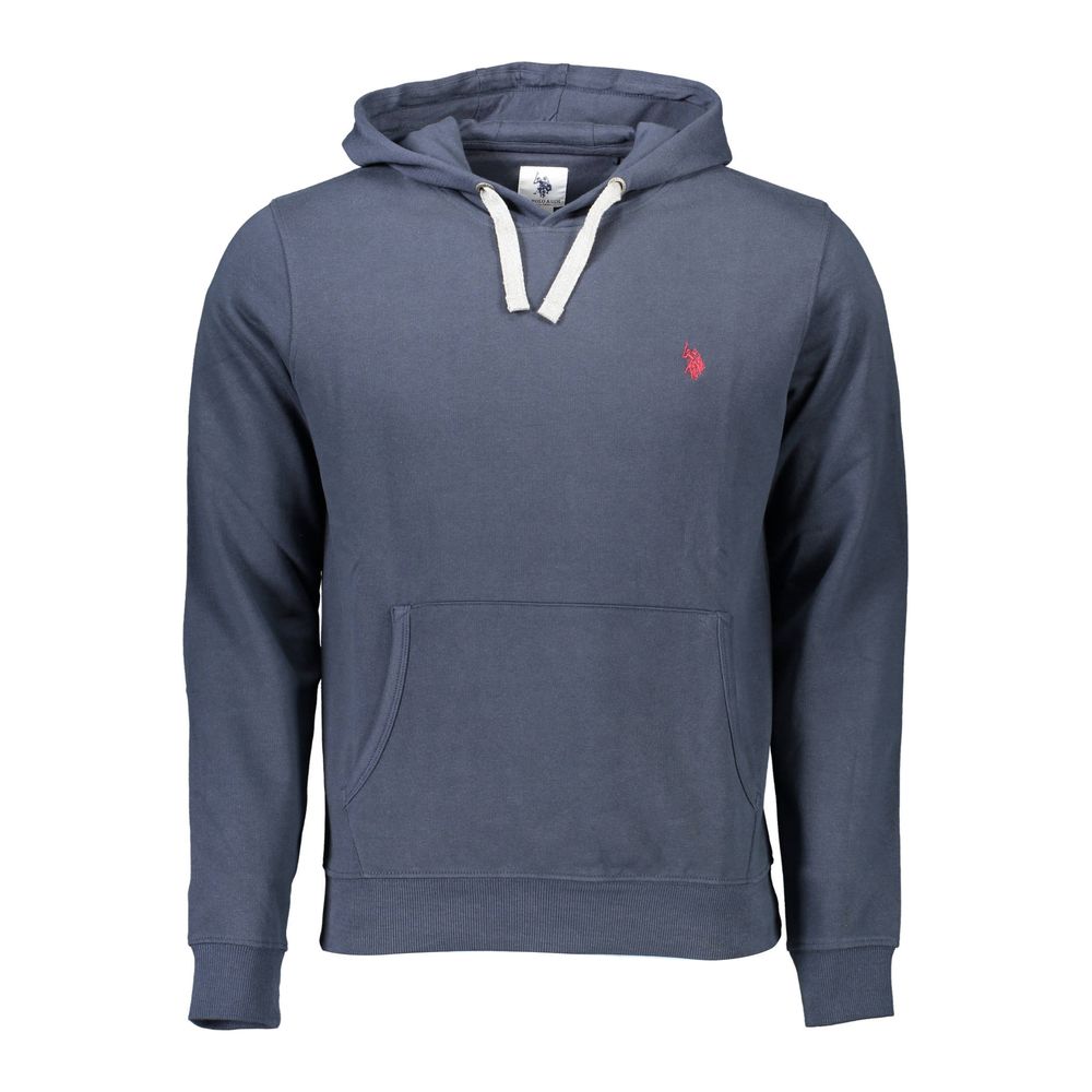 Maglione da uomo in cotone blu