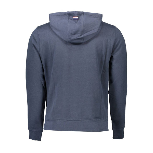 Blue Cotton Men Sweater