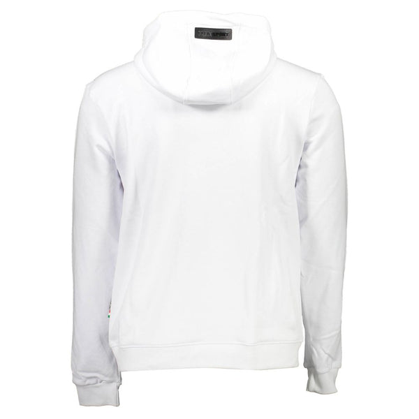 Maglione da uomo in cotone bianco