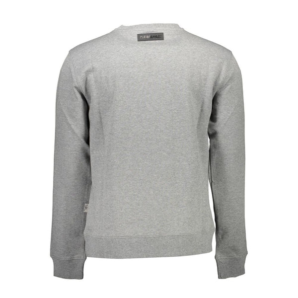 Maglione da uomo in cotone grigio