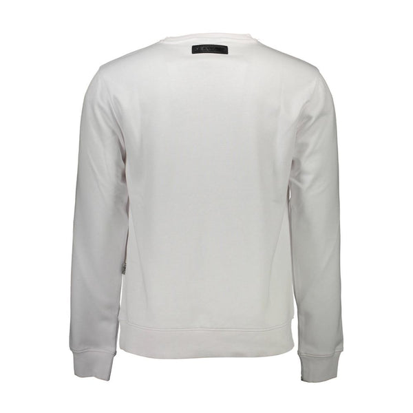 Maglione da uomo in cotone bianco