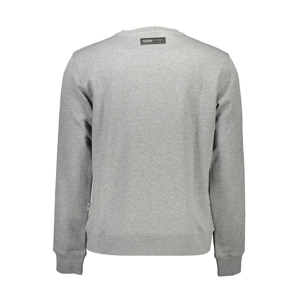 Maglione da uomo in cotone grigio