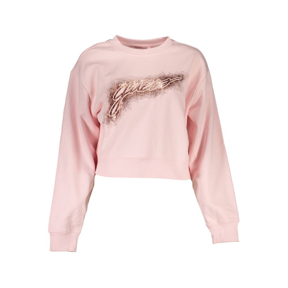 Pink Cotton Men Sweater