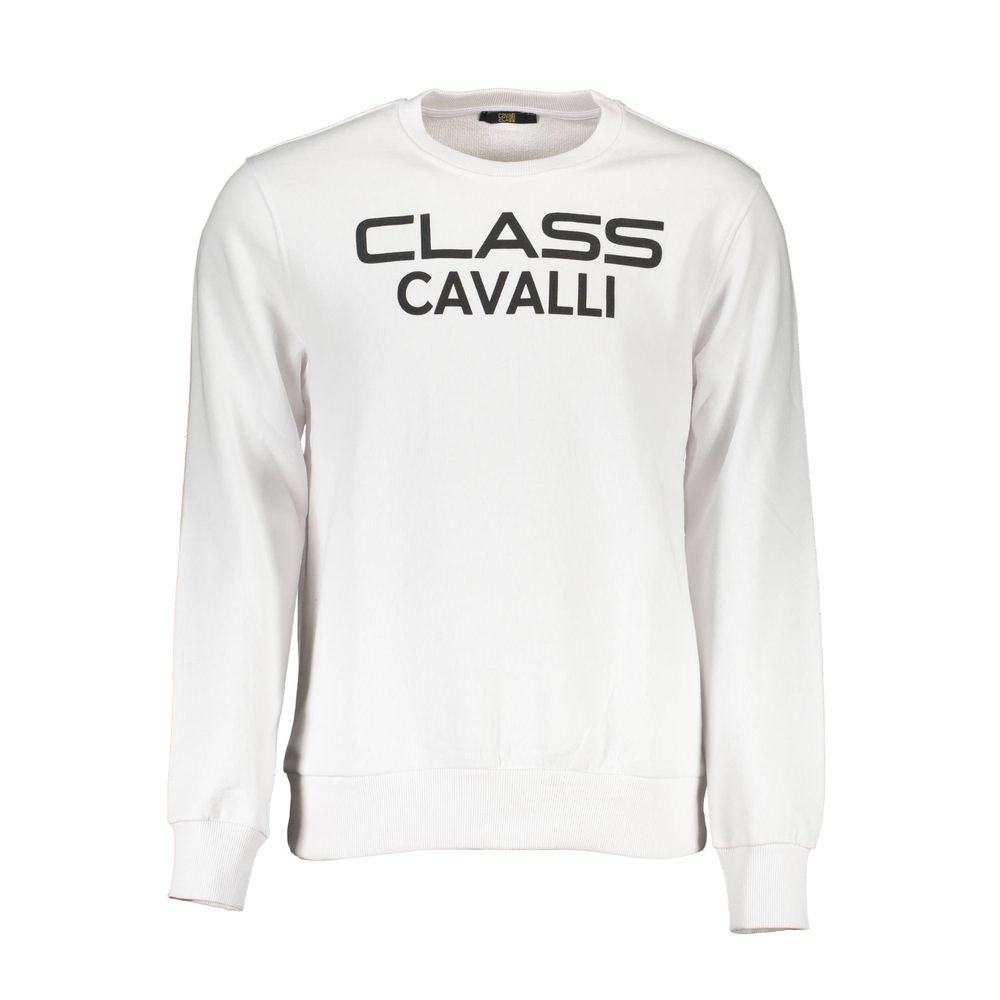 Maglione da uomo in cotone bianco