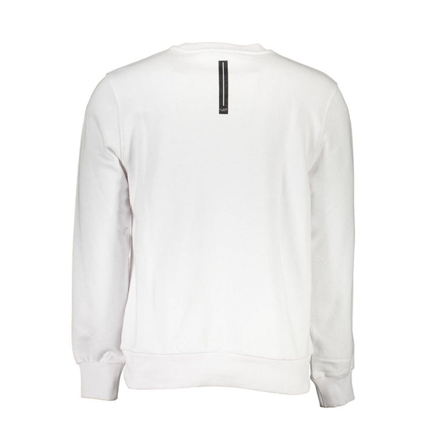 Maglione da uomo in cotone bianco