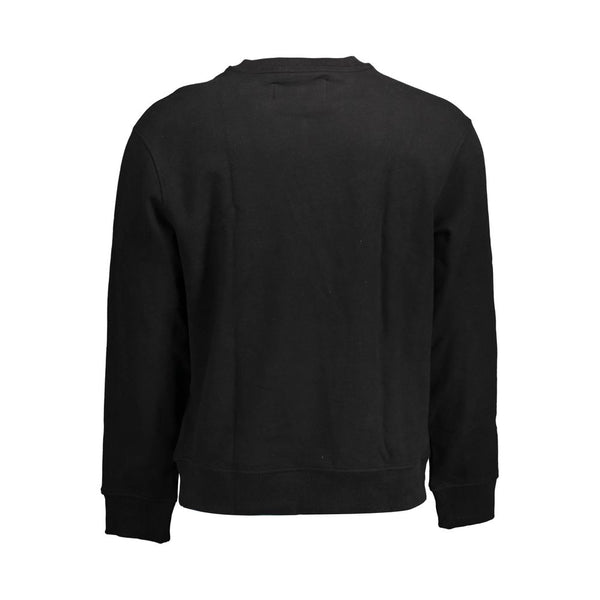 Maglione da uomo in cotone nero