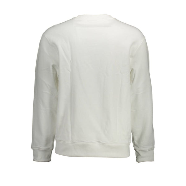 Maglione da uomo in cotone bianco