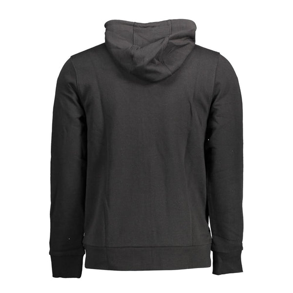 Black Cotton Men Sweater