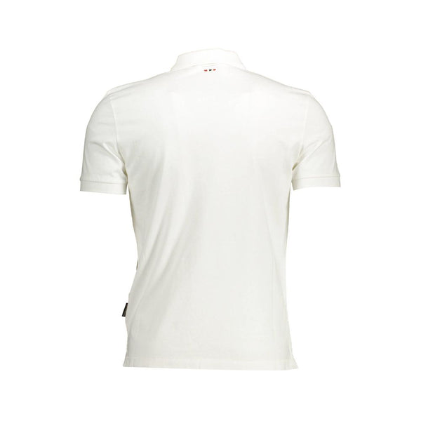 Polo uomo in cotone bianco