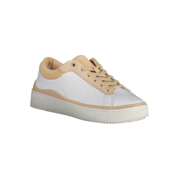 Sneaker donna in pelle bianca