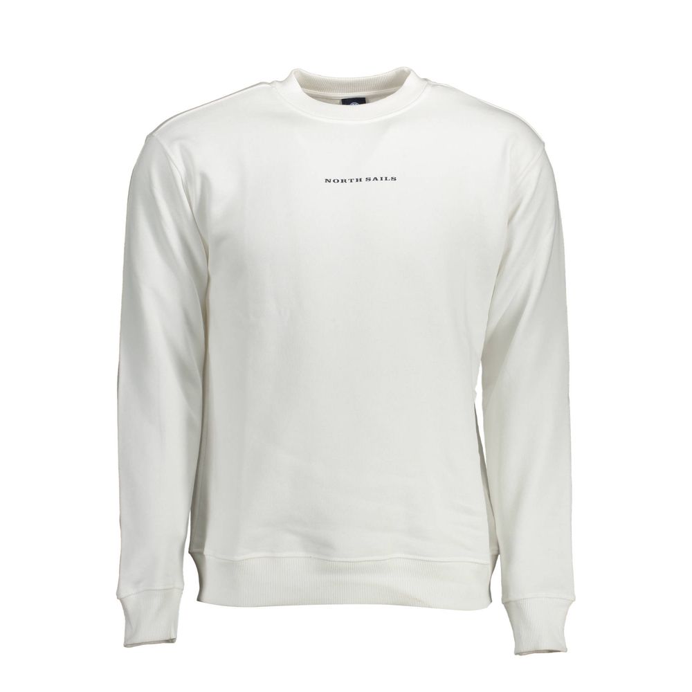 Maglione da uomo in cotone bianco