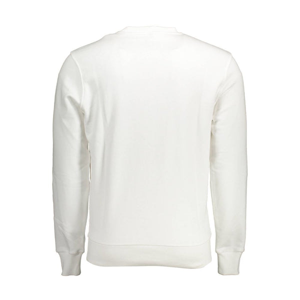 Maglione da uomo in cotone bianco