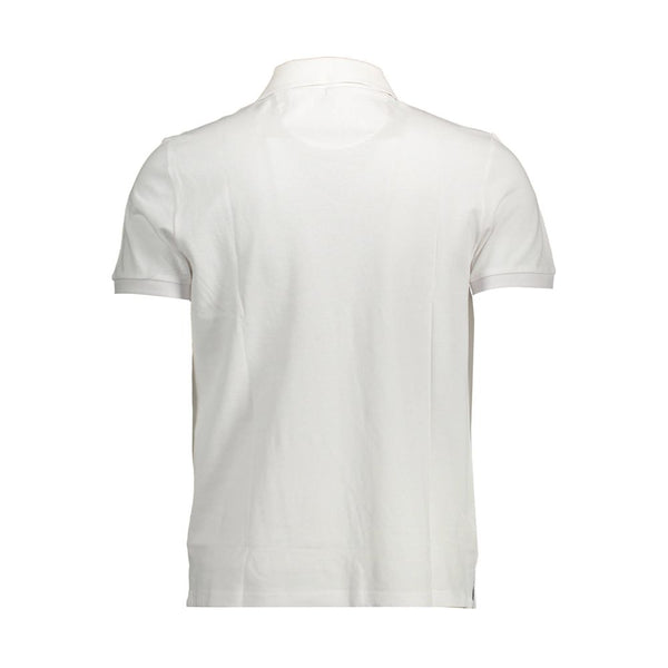 Polo uomo in cotone bianco