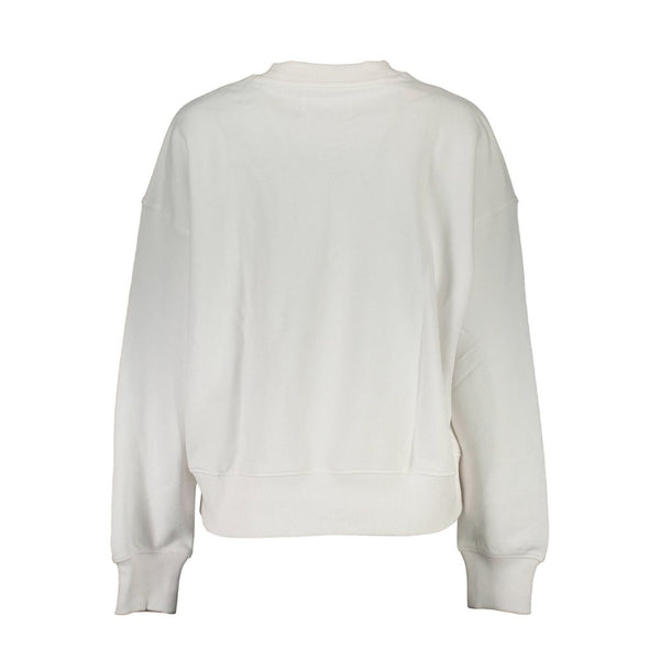 Maglione da donna in cotone bianco