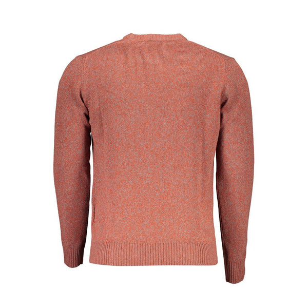 Red Wool Men Sweater