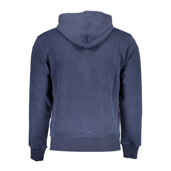 Maglione da uomo in cotone blu