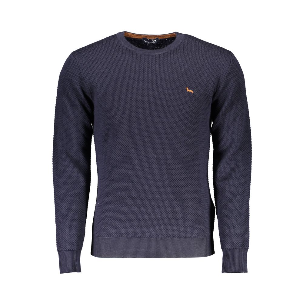 Maglione da uomo in lana blu