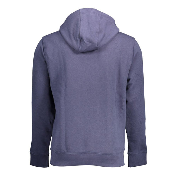 Maglione da uomo in cotone blu