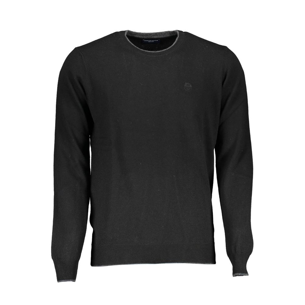 Black Polyamide Men Sweater