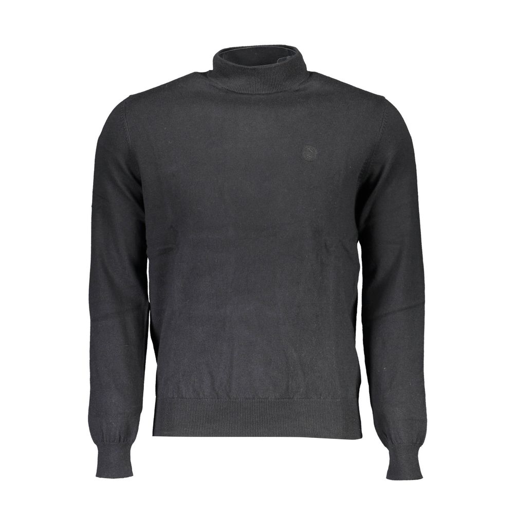 Maglione da uomo in cotone nero