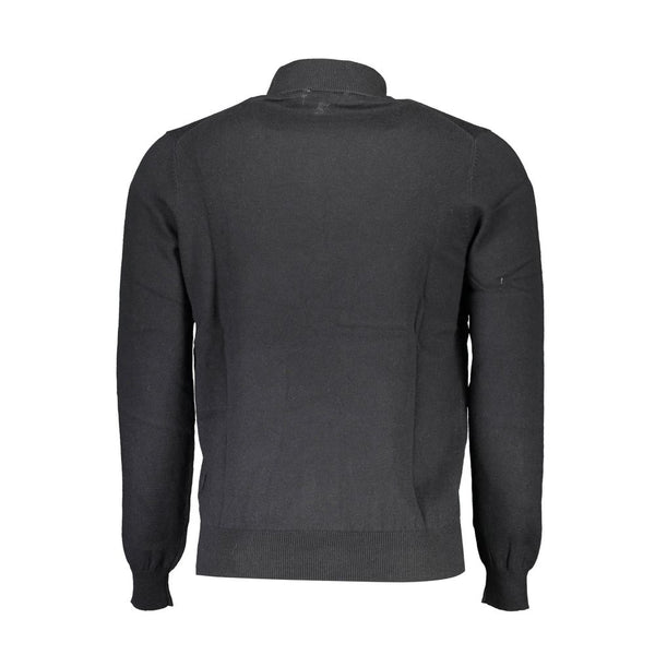 Maglione da uomo in cotone nero