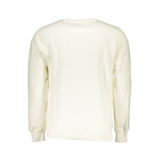 Maglione da uomo in cotone bianco