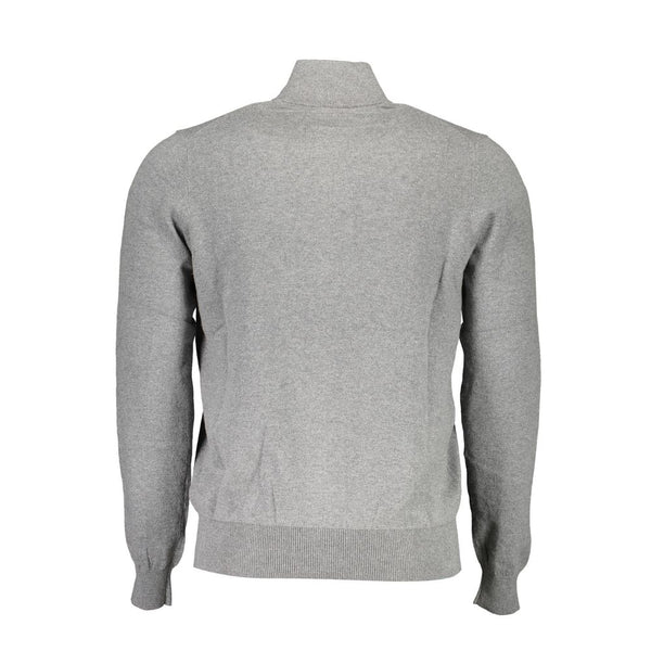 Maglione da uomo in cotone grigio