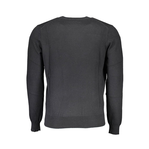 Maglione da uomo in cotone nero