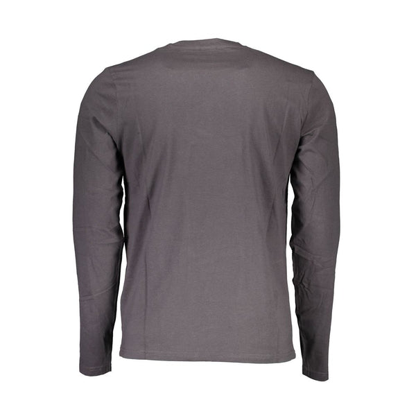 Gray Cotton Men T-Shirt