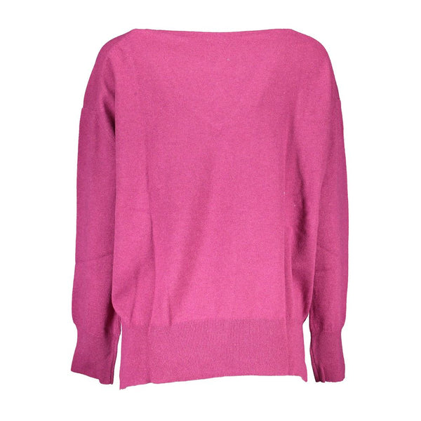 Purple Wool Women Sweater