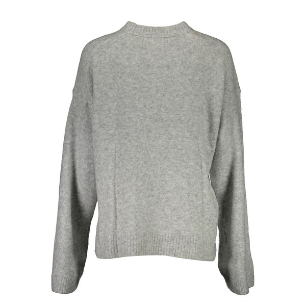 Gray Wool Women Sweater